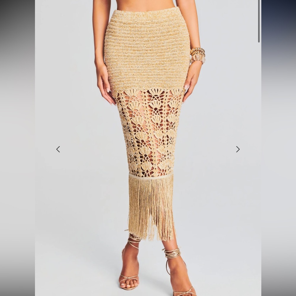 Never worn Retrofete Naida Crochet Skirt size M/L